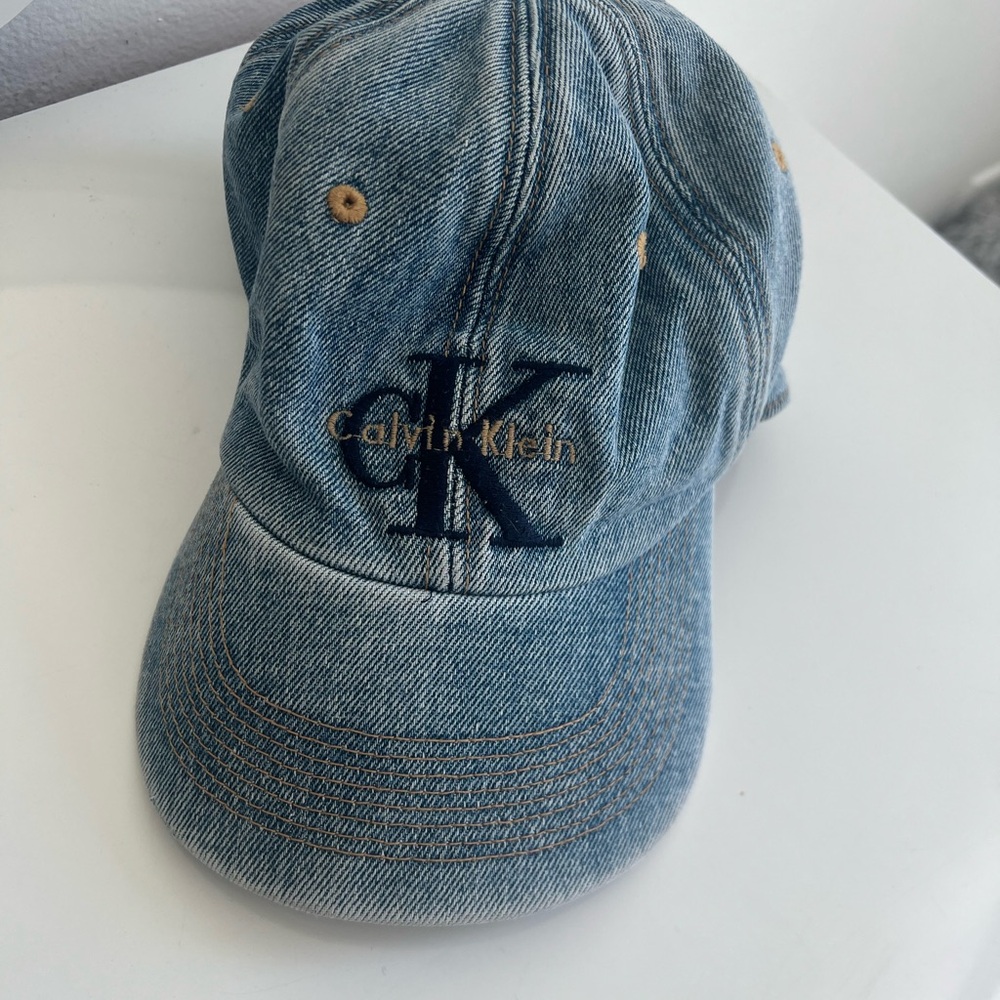 Calvin Klein Jeans Kids Blue Denim Hat